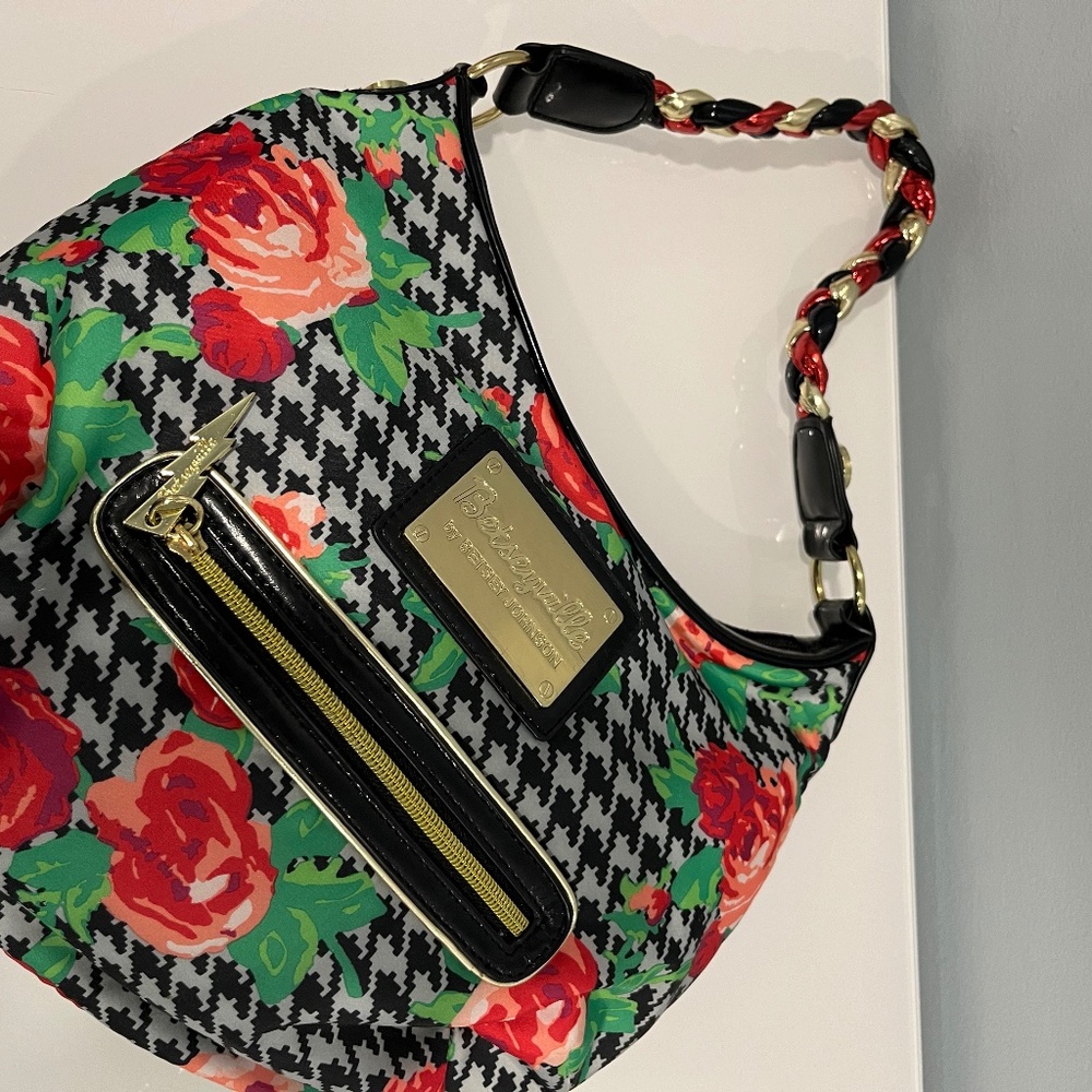 Betsey Johnson floral handbag